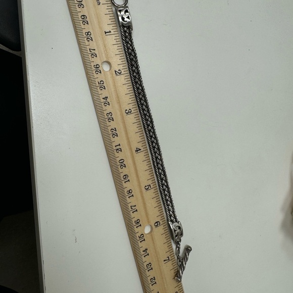 Lois Hill 925 Sterling silver toggle clasp bracelet - Picture 9 of 16